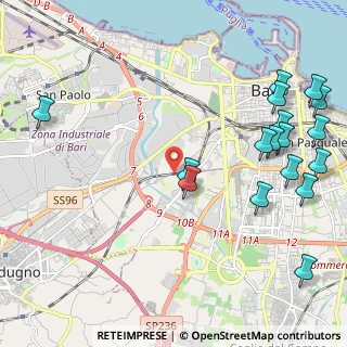 Mappa Strada Vicinale S. Giorgio Martire, 70124 Bari BA, Italia (2.99059)
