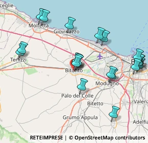 Mappa Via Ferrante Aporti, 70032 Bitonto BA, Italia (9.2025)