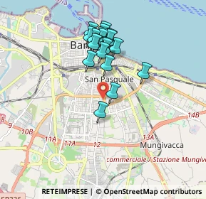Mappa Via Andrea Gabrieli, 70125 Bari BA, Italia (1.701)