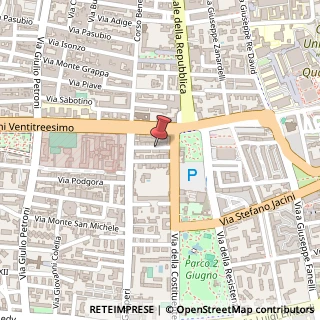 Mappa Via Andrea Gabrieli,  15, 70125 Bari, Bari (Puglia)