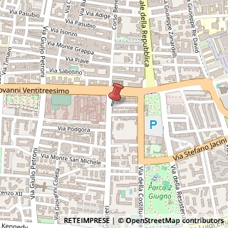 Mappa Via Andrea Gabrieli, 3, 70125 Bari, Bari (Puglia)