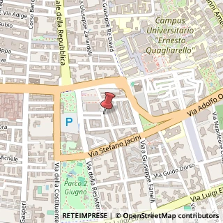 Mappa Via Giuseppe Pavoncelli, 81, 70125 Bari, Bari (Puglia)