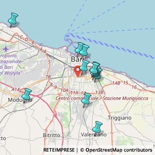 Mappa Via Monsignor Vincenzo Nicodemo, 70124 Bari BA, Italia (3.68636)
