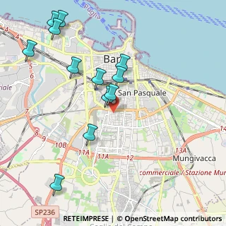 Mappa Via Monsignor Vincenzo Nicodemo, 70124 Bari BA, Italia (2.38333)