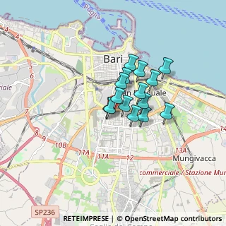 Mappa Via Monsignor Vincenzo Nicodemo, 70124 Bari BA, Italia (1.12133)