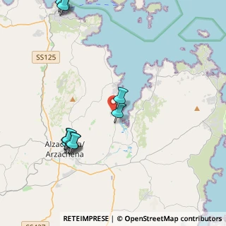 Mappa Via Portovenere, 07021 Arzachena SS, Italia (5.31727)