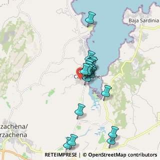 Mappa Via Portovenere, 07021 Arzachena SS, Italia (1.506)