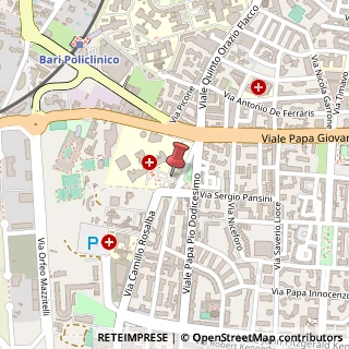 Mappa Viale Orazio Flacco,  57, 70124 Bari, Bari (Puglia)