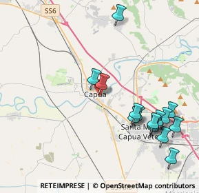 Mappa Largo Porta Napoli, 81043 Capua CE, Italia (4.91733)