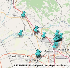 Mappa Largo Porta Napoli, 81043 Capua CE, Italia (9.417)