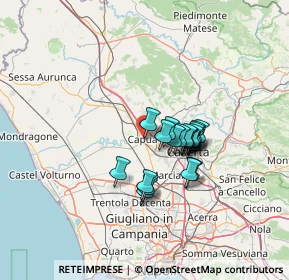 Mappa Largo Porta Napoli, 81043 Capua CE, Italia (10.1785)