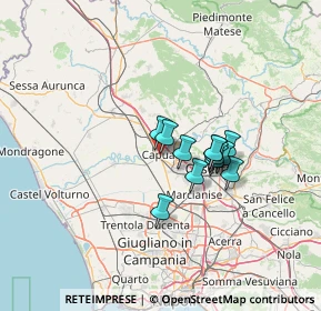 Mappa Largo Porta Napoli, 81043 Capua CE, Italia (9.69667)