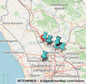 Mappa Largo Porta Napoli, 81043 Capua CE, Italia (9.86643)