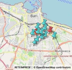 Mappa Via Giovanni Modugno, 70124 Bari BA, Italia (0.96417)