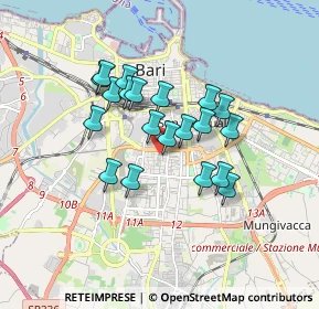 Mappa Via Giovanni Modugno, 70124 Bari BA, Italia (1.462)
