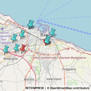 Mappa Via Giovanni Modugno, 70124 Bari BA, Italia (3.97636)