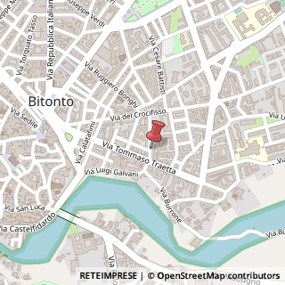 Mappa Via Francesco Spinelli, 23/A, 70032 Bitonto, Bari (Puglia)