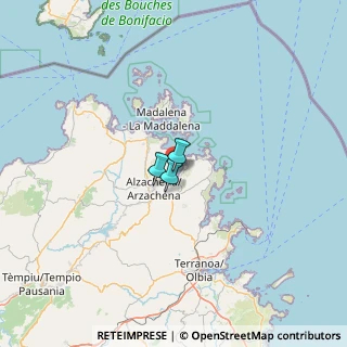 Mappa Via Amerigo Vespucci, 07021 Arzachena SS, Italia (43.49667)