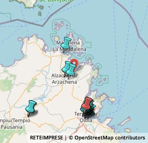 Mappa Via Amerigo Vespucci, 07021 Arzachena SS, Italia (19.133)