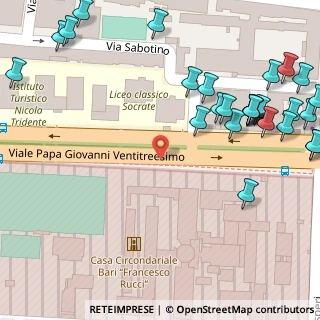 Mappa Via Andrea Matteo Acquaviva, 70124 Bari BA, Italia (0.09655)