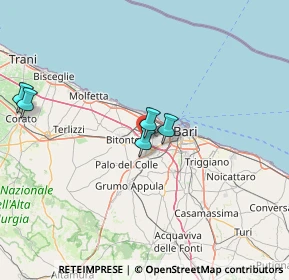 Mappa Via dei Fiordalisi, 70026 Modugno BA, Italia (49.278)