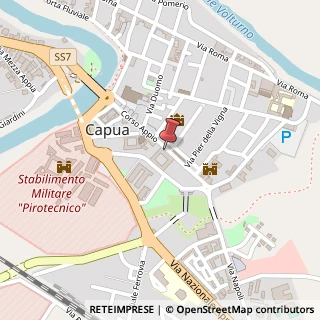 Mappa Corso Appio, 62, 81043 Capua, Caserta (Campania)