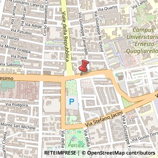 Mappa Viale Giuseppe Di Vittorio,  61, 70125 Bari, Bari (Puglia)