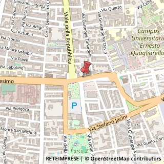 Mappa Viale Giuseppe di Vittorio, 59, 70125 Bari, Bari (Puglia)