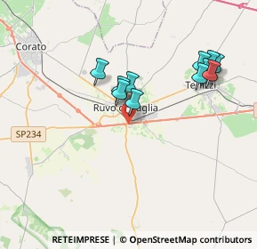 Mappa S.P. 231 Km. 25, 70037 Ruvo di Puglia BA, Italia (3.74545)