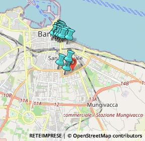 Mappa Viale Salvemini Gaetano, 70125 Bari BA, Italia (1.7485)