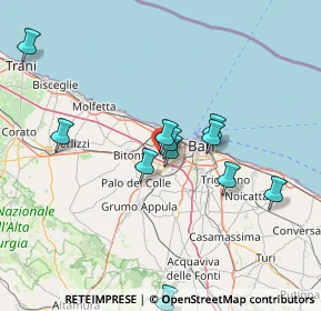 Mappa Via dei Tulipani, 70026 Modugno BA, Italia (14.75182)