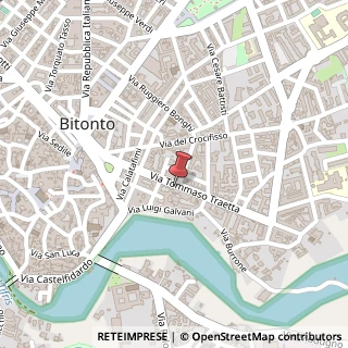 Mappa Via Tommaso Traetta, 57, 70032 Bitonto, Bari (Puglia)
