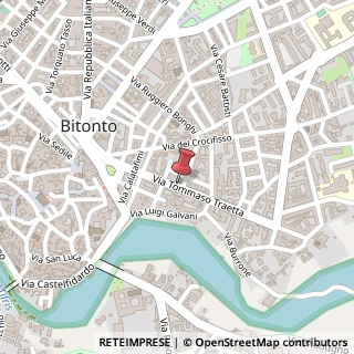 Mappa Via Tommaso Traetta, 74, 70032 Bitonto, Bari (Puglia)