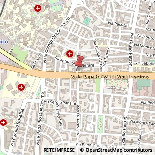 Mappa Via Giuseppe Maria Giovene, 56/58, 70124 Bari, Bari (Puglia)
