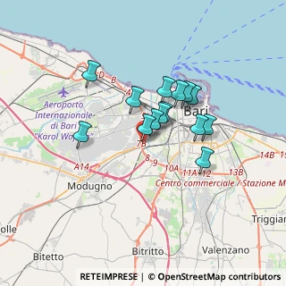 Mappa Strada Messenape, 70132 Bari BA, Italia (2.73643)