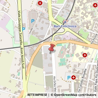 Mappa Via Orfeo Mazzitelli, 260/A, 70124 Bari, Bari (Puglia)