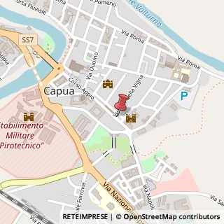 Mappa Corso Appio, 37, 81043 Capua, Caserta (Campania)