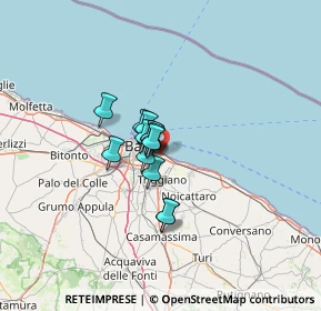 Mappa Via Capitano Pasquale Lofoco, 70126 Bari BA, Italia (7.42077)