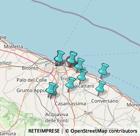 Mappa Via Capitano Pasquale Lofoco, 70126 Bari BA, Italia (9.85818)
