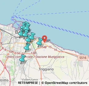 Mappa Via Capitano Pasquale Lofoco, 70126 Bari BA, Italia (3.945)
