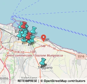 Mappa Via Capitano Pasquale Lofoco, 70126 Bari BA, Italia (3.97389)