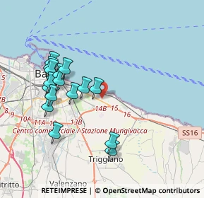 Mappa Via Capitano Pasquale Lofoco, 70126 Bari BA, Italia (4.02563)