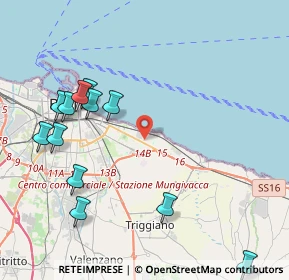 Mappa Via Capitano Pasquale Lofoco, 70126 Bari BA, Italia (5.195)