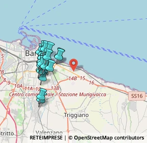 Mappa Via Capitano Pasquale Lofoco, 70126 Bari BA, Italia (3.7965)