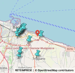 Mappa Via Capitano Pasquale Lofoco, 70126 Bari BA, Italia (4.09133)