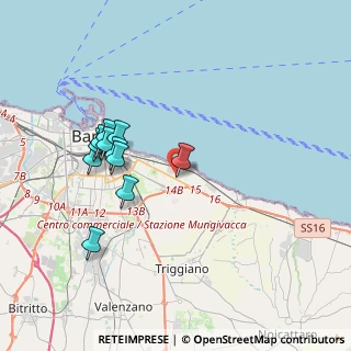 Mappa Via Capitano Pasquale Lofoco, 70126 Bari BA, Italia (3.77182)