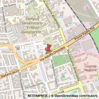 Mappa Via Adolfo Omodeo, 28, 70125 Bari, Bari (Puglia)
