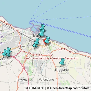 Mappa Via Omodeo Adolfo, 70125 Bari BA, Italia (4.01636)