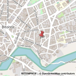 Mappa Via Borgo San Francesco, 34, 70032 Bitonto, Bari (Puglia)