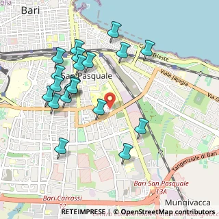 Mappa Via Fabrizio Veniero, 70125 Bari BA, Italia (1.096)